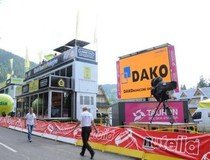 Reklama Dako na rajdzie Tour de Pologne